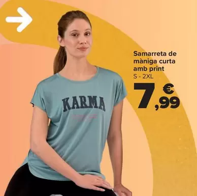 TEX - Camiseta Manga Corta Con Print