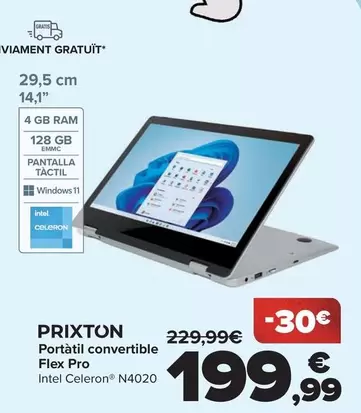 Prixton - Portátil Convertible Flex Pro