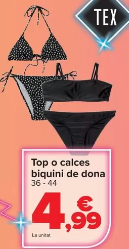 TEX - Top O Braga Bikini Mujer