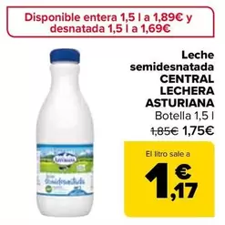 Central Lechera Asturiana - Leche Semidesnatada