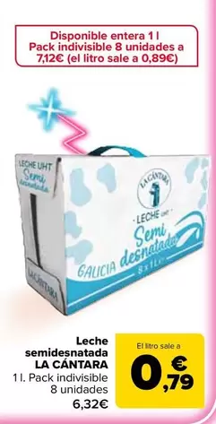 La Cántara - Leche Semidesnatada