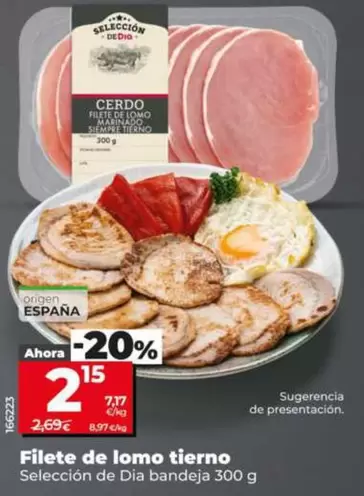 Seleccion De Dia - Filete De Lomo Tierno