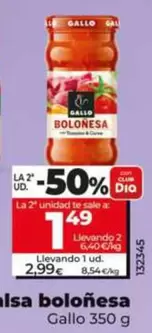 Gallo - Salsa Boloñesa 
