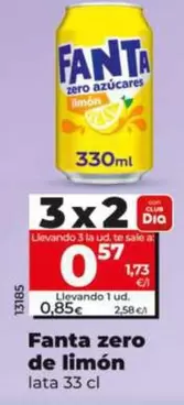 Fanta - Zero De Limón 