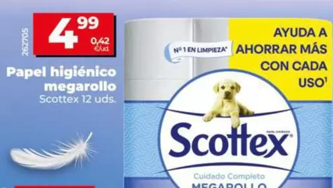 Scottex - Papel Higiénico Megarollo 