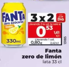 Fanta - Zero De Limón 