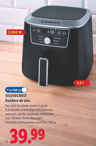 SilverCrest - Freidora De Aire