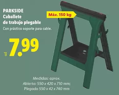 Parkside - Caballete De Trabajo Plegable