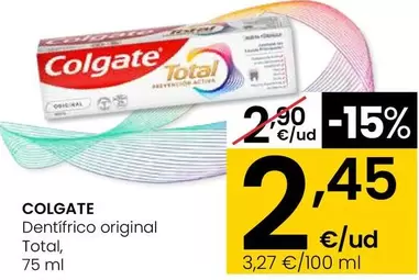 Colgate - Dentífrico Original Total