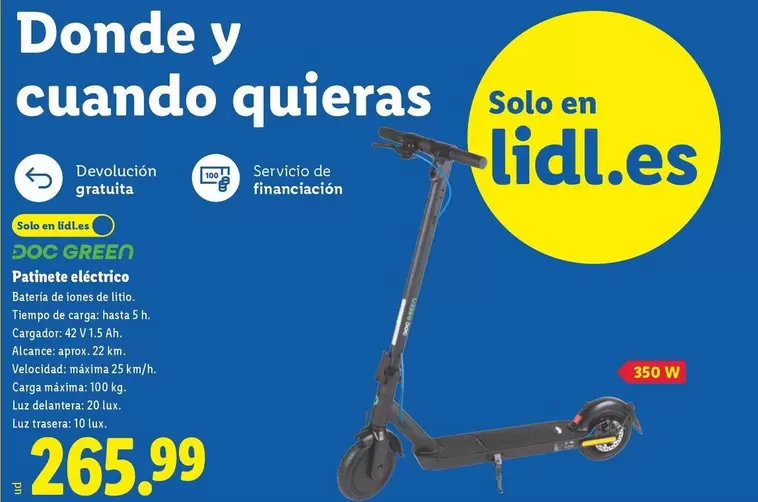 Doc Green - Patinete Eléctrico 