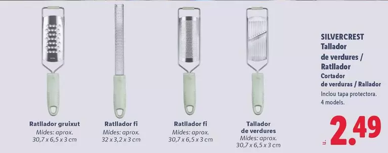 SilverCrest - Cortador De Verduras/Rallador