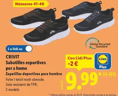 Crivit - Zapatillas Deportivas Para Hombre