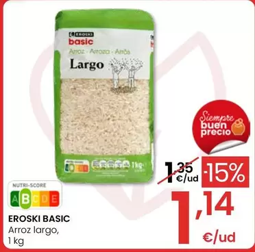 Eroski Basic - Arroz Largo