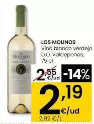 Los Molinos - Vino Blanco Verdejo D.O. Valdepeñas