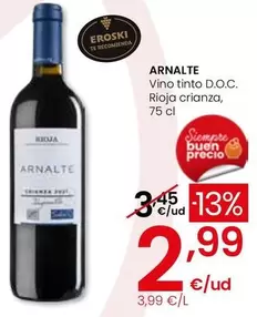 Arnalte - Vino Tinto D.O.C. Rioja Crianza