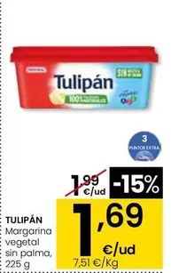 Tulipán - Margarina Vegetal Sin Palma