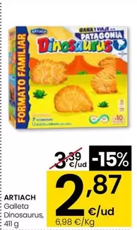 Artiach - Galleta Dinosaurus