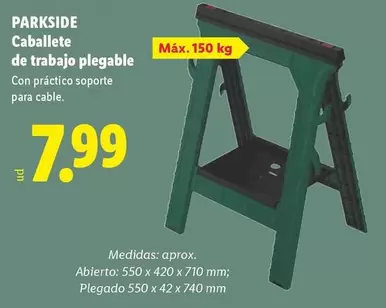 Parkside - Caballete De Trabajo Plegable