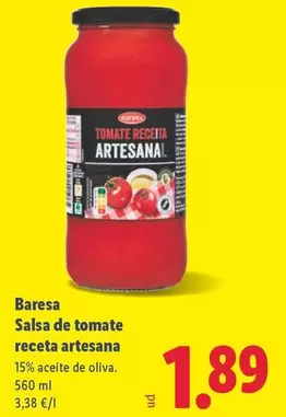 Baresa - Salsa De Tomate Receta Artesana