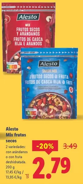 Alesto - Mix Frutos Secos