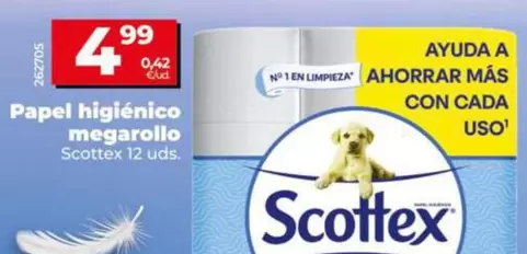 Scottex - Papel Higiénico Megarollo 