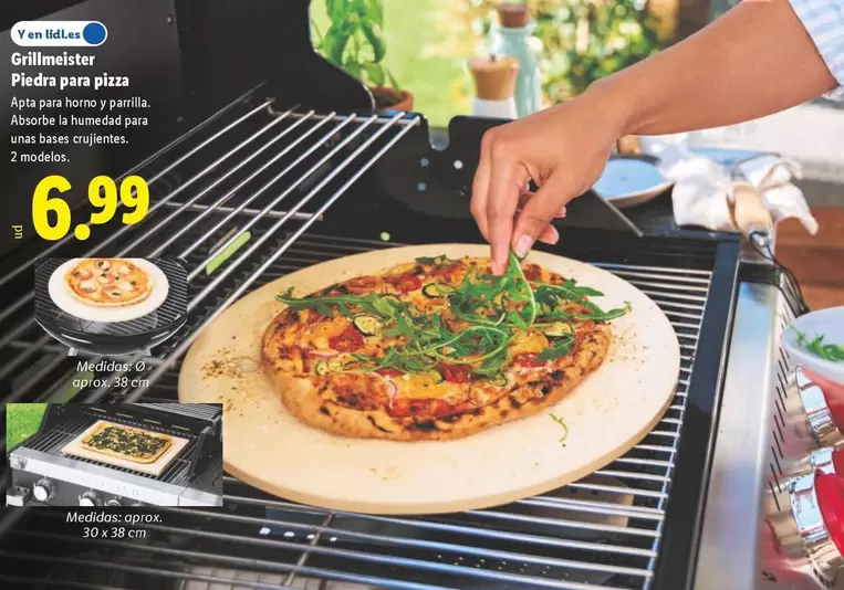 Grillmeister - Piedra Para Pizza