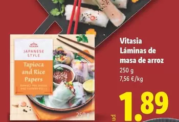 Vitasia - Láminas De Masa De Arroz