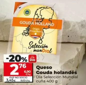 Dia Seleccion Mundial - Queso Gouda Holandés