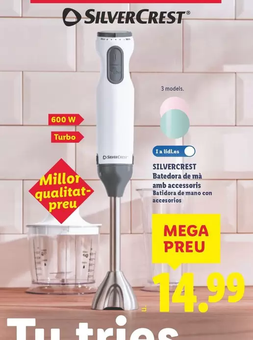 SilverCrest - Batidora De Mano Con Accesorios