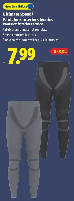 Ultimate Speed - Pantalón Interior Técnico 