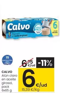 Calvo - Atun Claro En Aceite Girasol