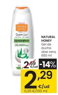 Natural Honey - Gel De Ducha Aloe Vera