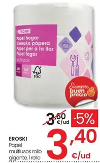 Eroski - Papel Multiusos Rollo Gigante
