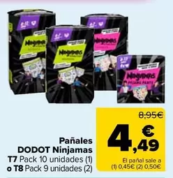 Dodot - Pañales Ninjamas