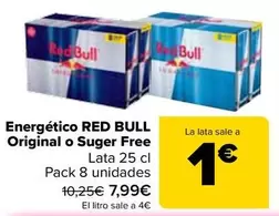 Red Bull - Energético Original O Suger Free