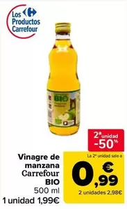 Carrefour - Vinagre De Manzana BIO