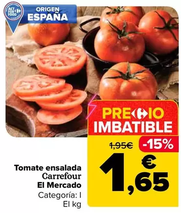 Carrefour El Mercado - Tomate Ensalada 