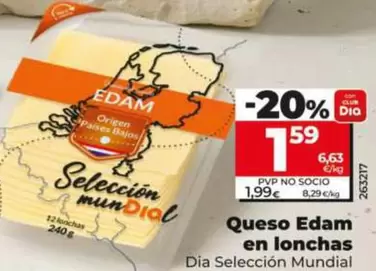 Dia Seleccion Mundial - Queso Edam En Lonchas