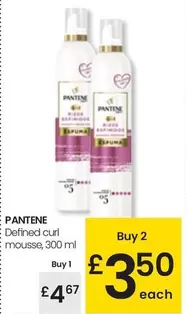 Pantene - Defined Curl Mousse