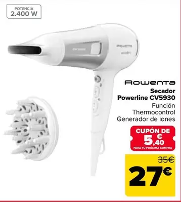 Rowenta - Secador Powerline CV5930
