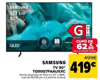Samsung - Tv 50'' TQ50Q7FAAUXXC