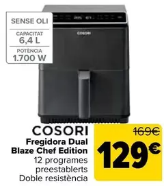 Cosori - Freidora Dual Blaze Chef Edition