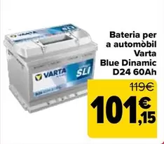 Varta - Batería Para Automóvil Blue Dinamic D24 60Ah