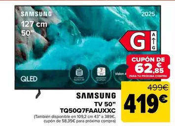 Samsung - Tv 50'' TQ50Q7FAAUXXC