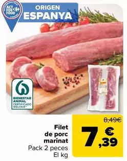 Solomillo De Cerdo Marinado