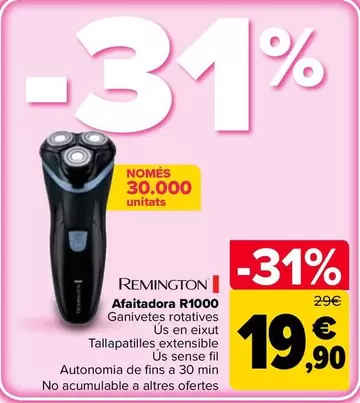 Remington - Afeitadora R1000