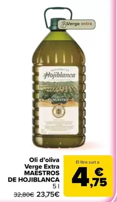 Maestros De Hojiblanca - Aceite De Oliva Virgen Extra