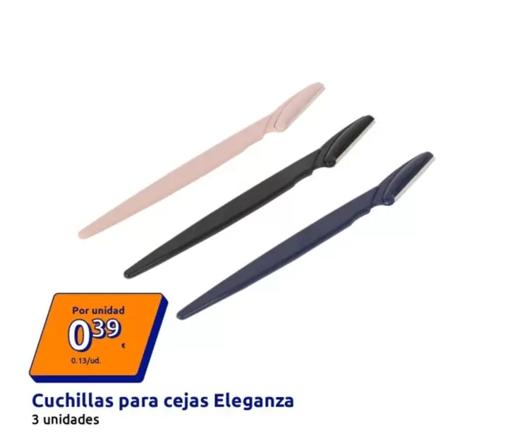 Cuchillas Para Cejas Eleganza