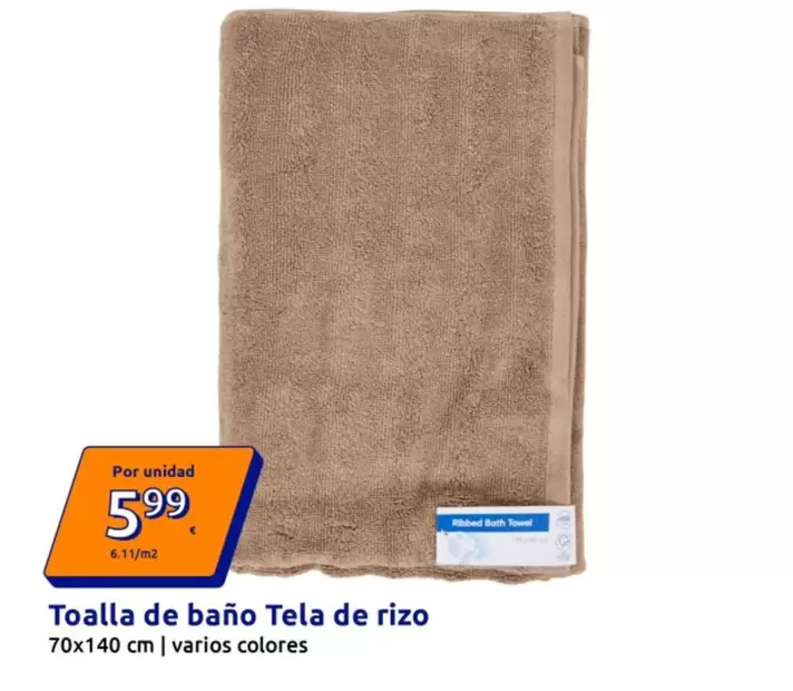 Toalla De Bano Tela De Rizo 
