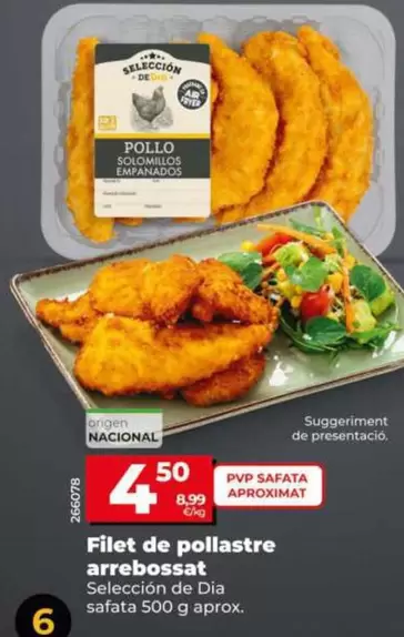 Seleccion De Dia - Solomillo De Pollo Empanado